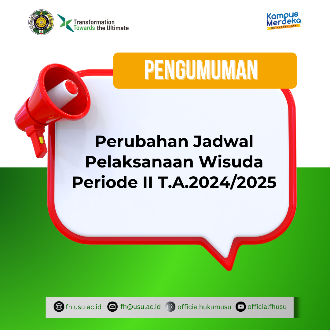 Changes to the Graduation Schedule for Period II T.A.2024/2025